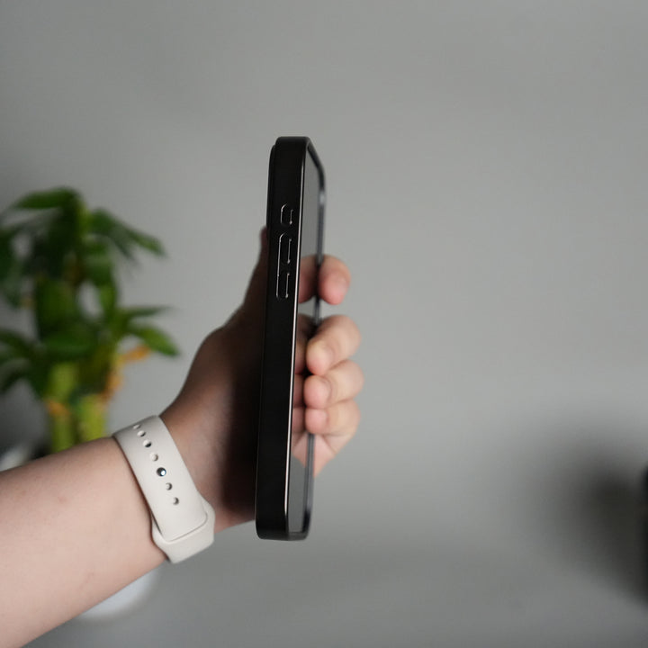 iPhone 17 Pro Leather Mate Chrome Plated Kick Stand Case Cover