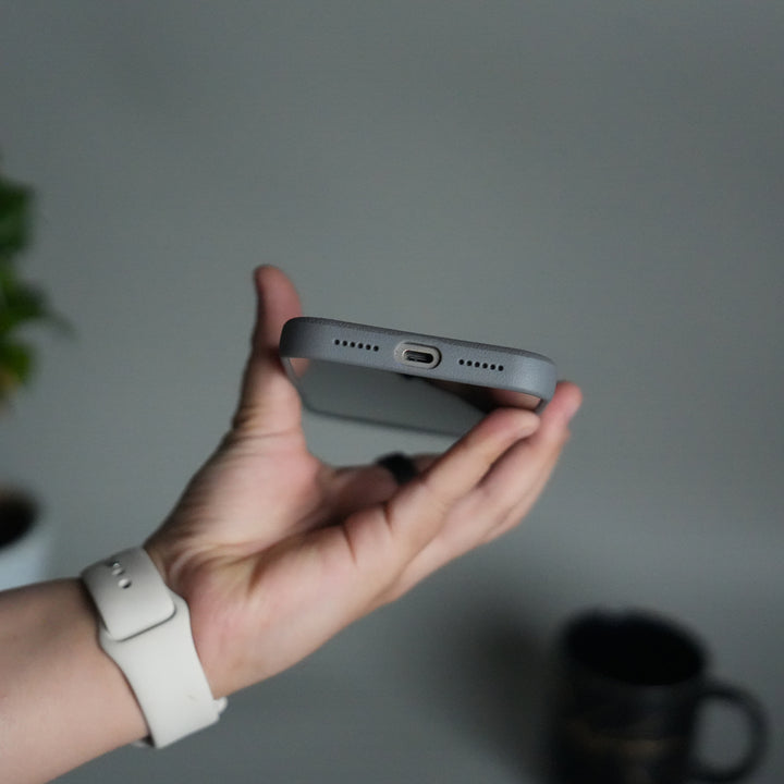 iPhone 17 Pro Leather Texture MagSafe PVC NUIU Case With Metal Camera Bump