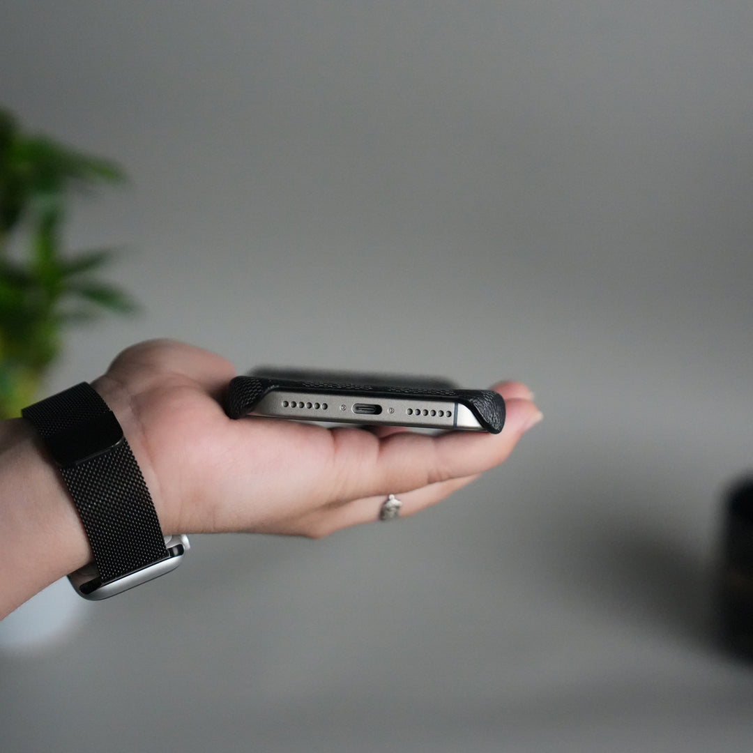 iPhone 17 Pro Luxury CC Brand PU Leather Design Case Cover