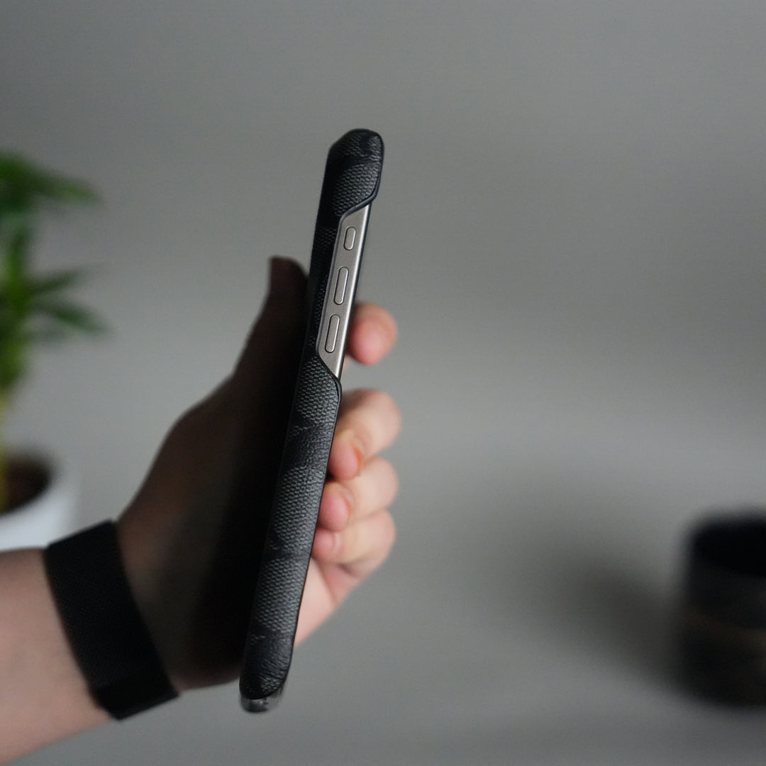 iPhone 17 Pro Luxury CC Brand PU Leather Design Case Cover