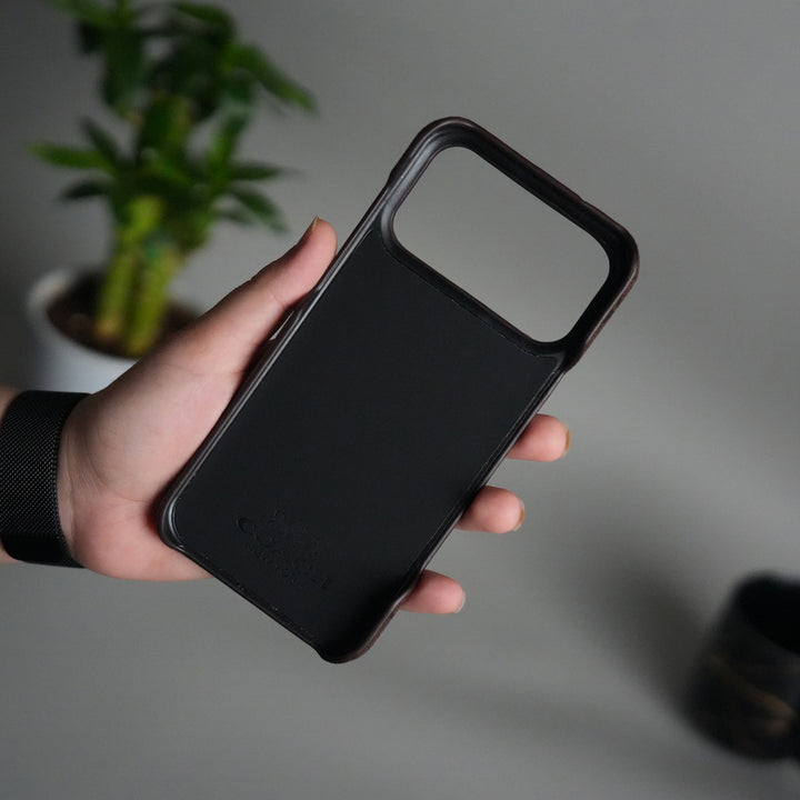 iPhone 17 Pro Luxury CC Brand PU Leather Design Case Cover