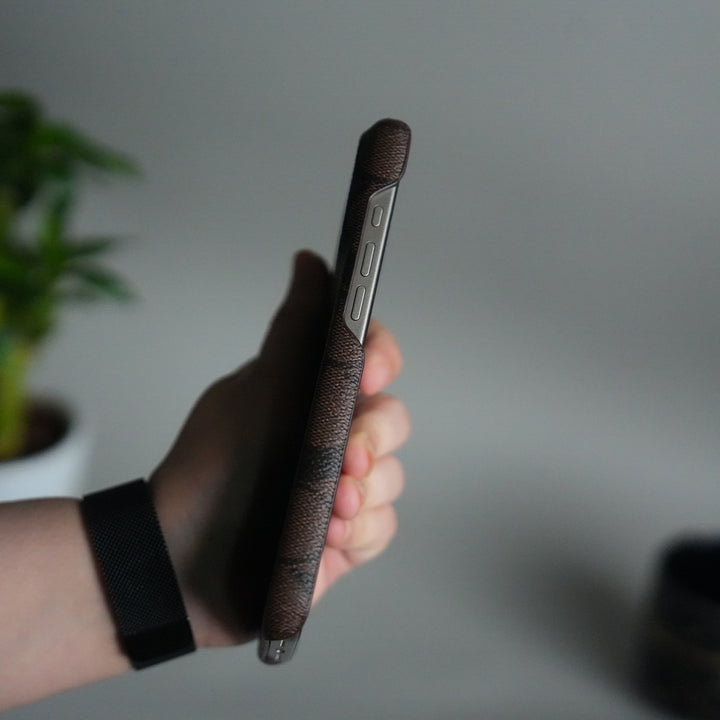 iPhone 17 Pro Luxury CC Brand PU Leather Design Case Cover