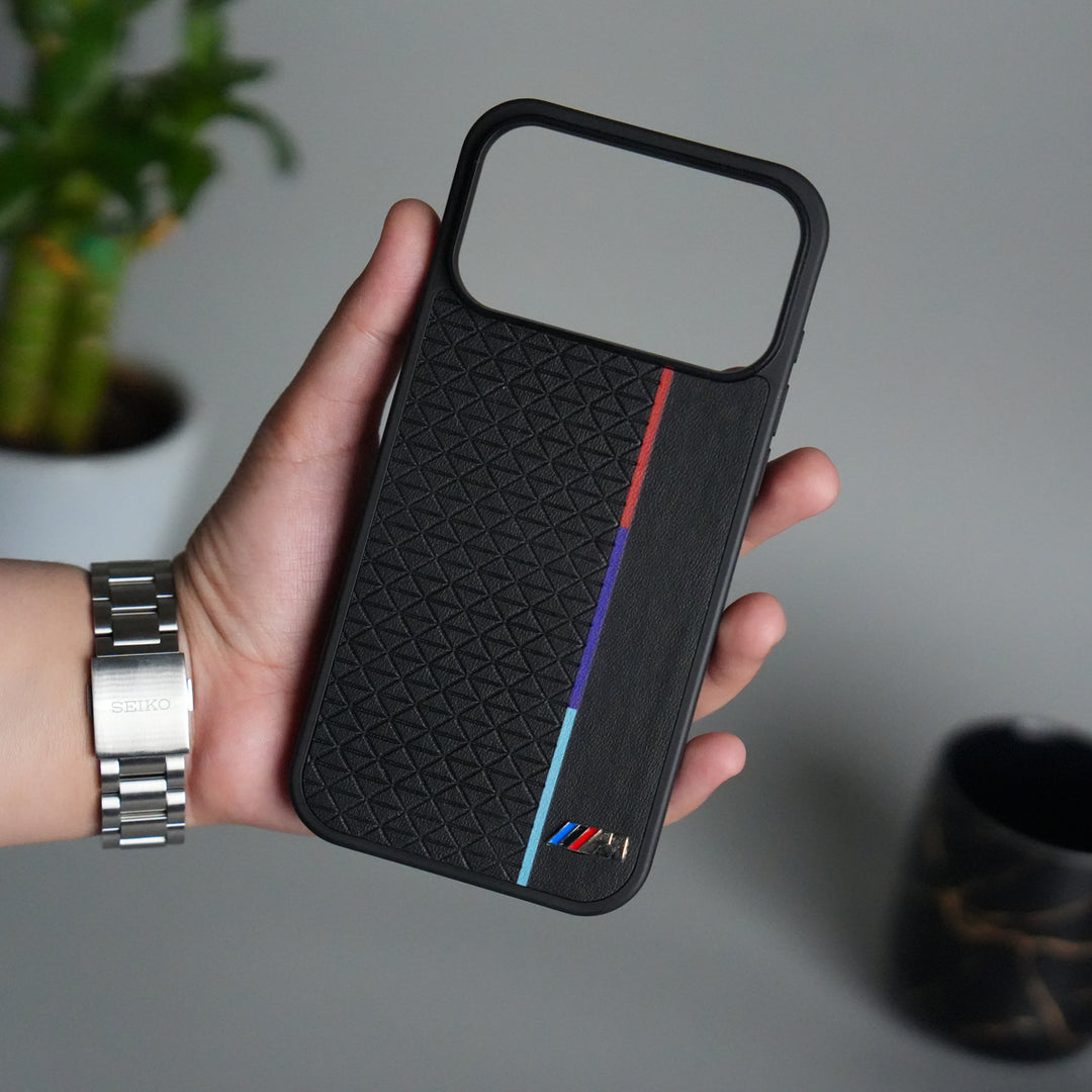 iPhone 17 Pro M Performance Sports Car Logo dual Shade Design Case Cover