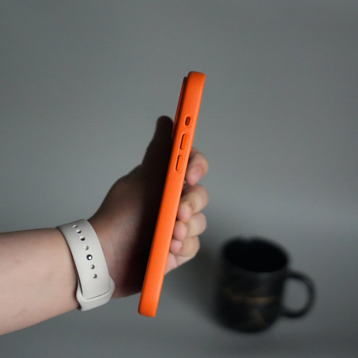 iPhone 17 Pro MagSafe PU Leather Back Cover | Premium PU Leather | Slim & Elegant Hard Case