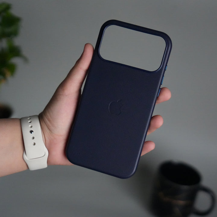 iPhone 17 Pro MagSafe PU Leather Back Cover | Premium PU Leather | Slim & Elegant Hard Case