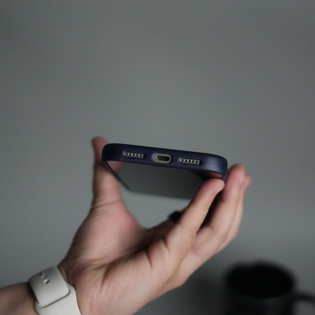 iPhone 17 Pro MagSafe PU Leather Back Cover | Premium PU Leather | Slim & Elegant Hard Case