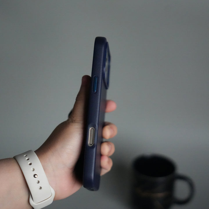 iPhone 17 Pro MagSafe PU Leather Back Cover | Premium PU Leather | Slim & Elegant Hard Case