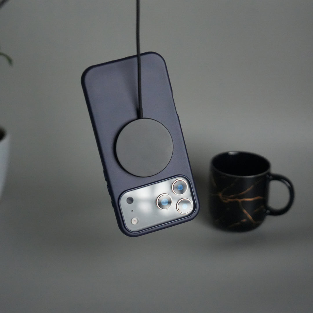 iPhone 17 Pro MagSafe PU Leather Back Cover | Premium PU Leather | Slim & Elegant Hard Case