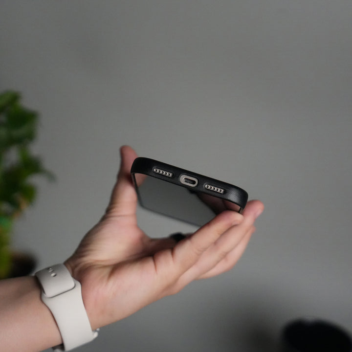 iPhone 17 Pro MagSafe PU Leather Back Cover | Premium PU Leather | Slim & Elegant Hard Case