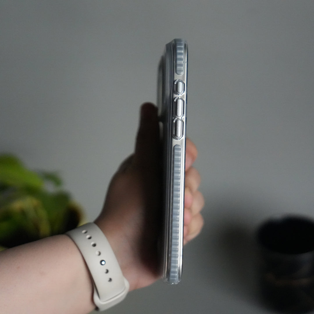 iPhone 17 Pro MagSafe Suitcase Design Case | Shiny Texture Back Cover