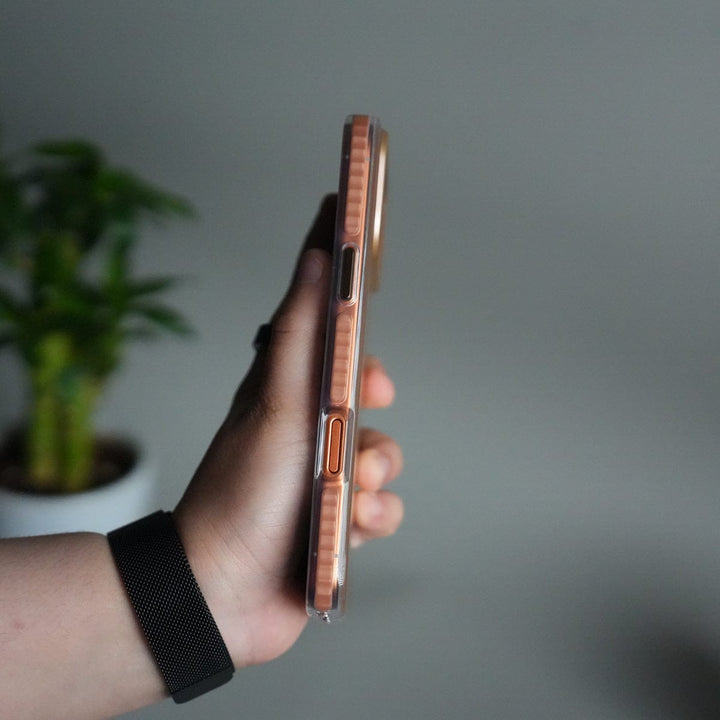 iPhone 17 Pro MagSafe Suitcase Design Cover | Shockproof Ribbed Back Cover 