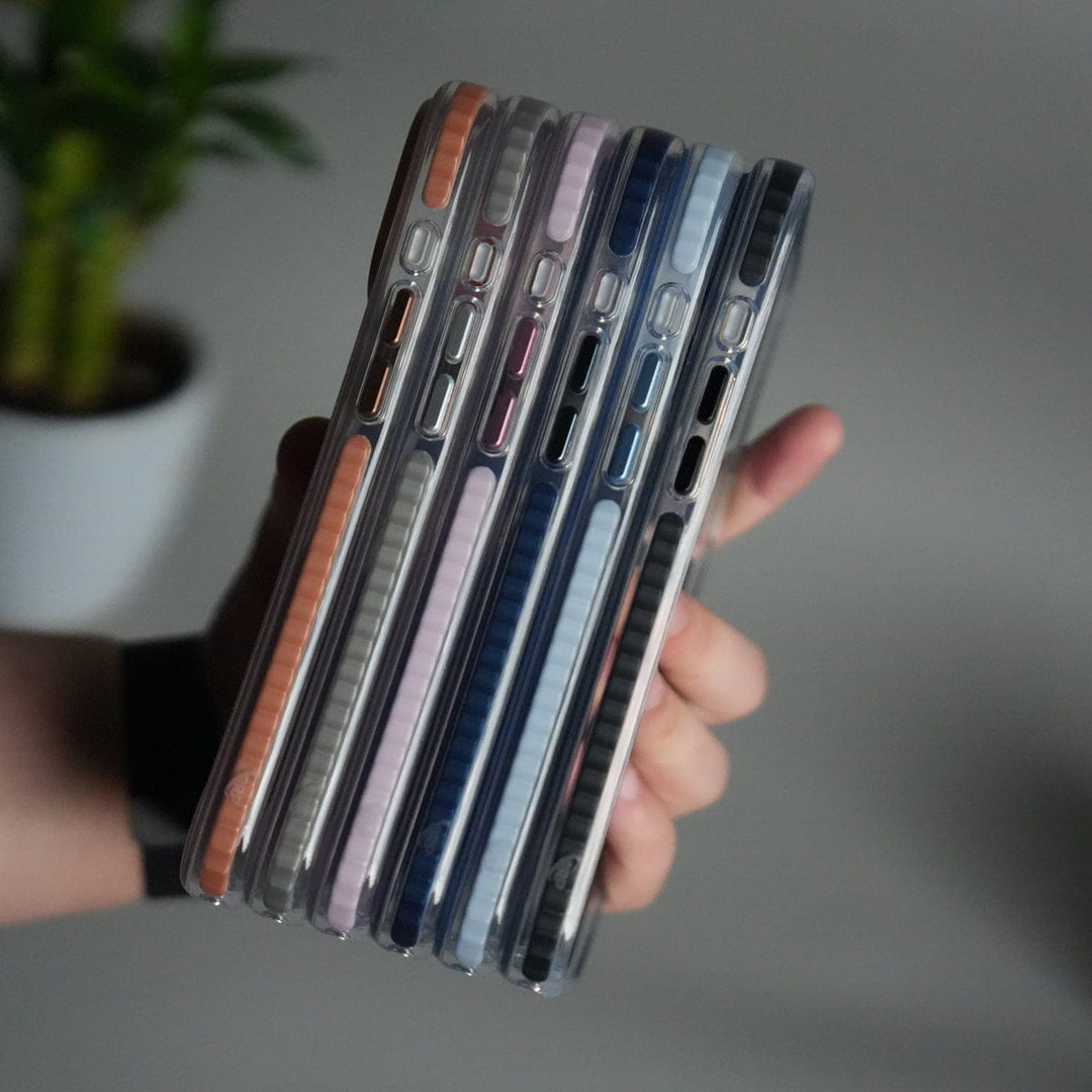 iPhone 17 Pro MagSafe Suitcase Design Cover | Shockproof Ribbed Back Cover 