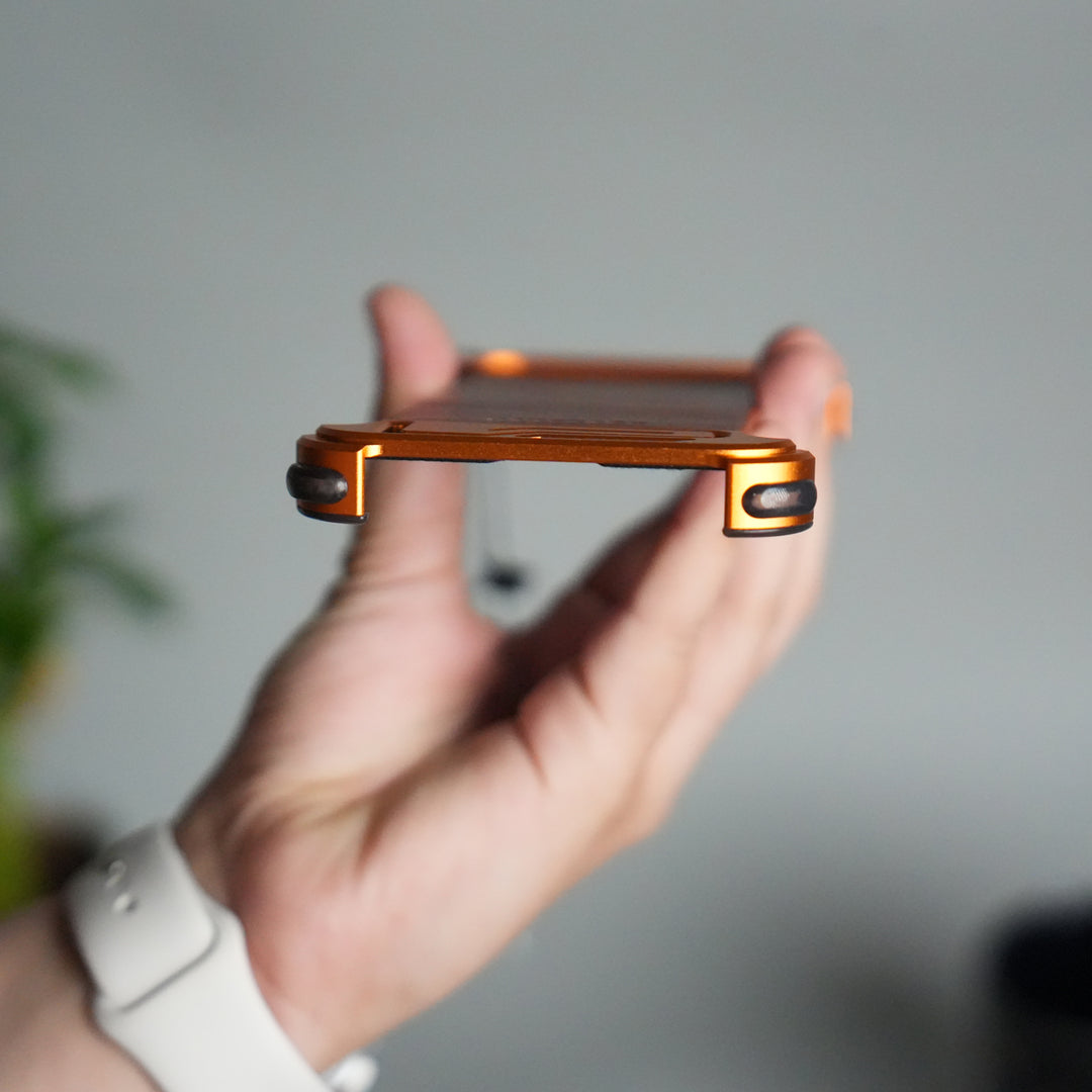 iPhone 17 Pro Magnetic Leather Case | Strong MagSafe + Metal Kickstand | Premium PU Leather Back with Aluminum Bumper Frame