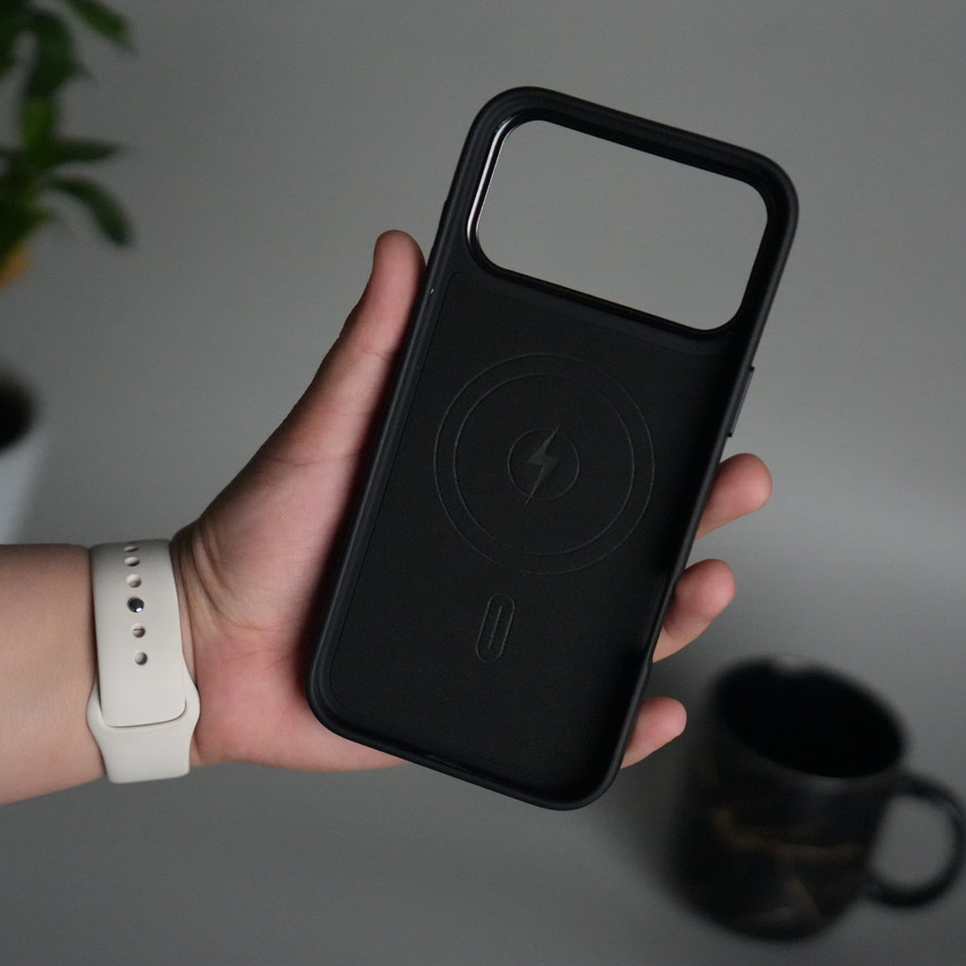 iPhone 17 Pro Matte MagSafe Case | Electroplated Camera Frame | Shockproof Back Cover