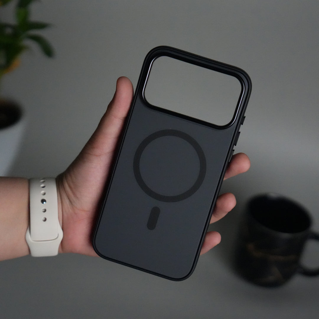 iPhone 17 Pro Matte MagSafe Case | Electroplated Camera Frame | Shockproof Back Cover