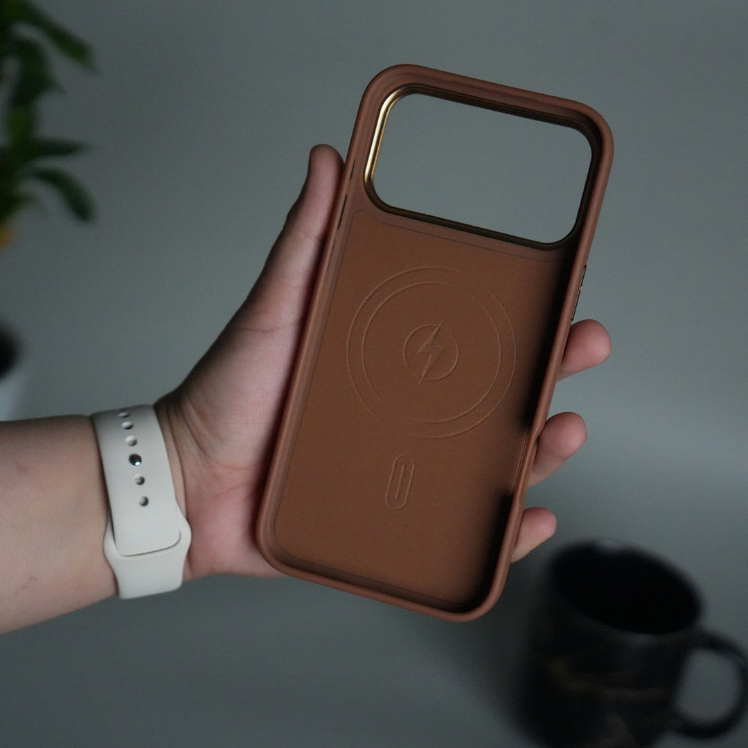 iPhone 17 Pro Matte MagSafe Case | Electroplated Camera Frame | Shockproof Back Cover