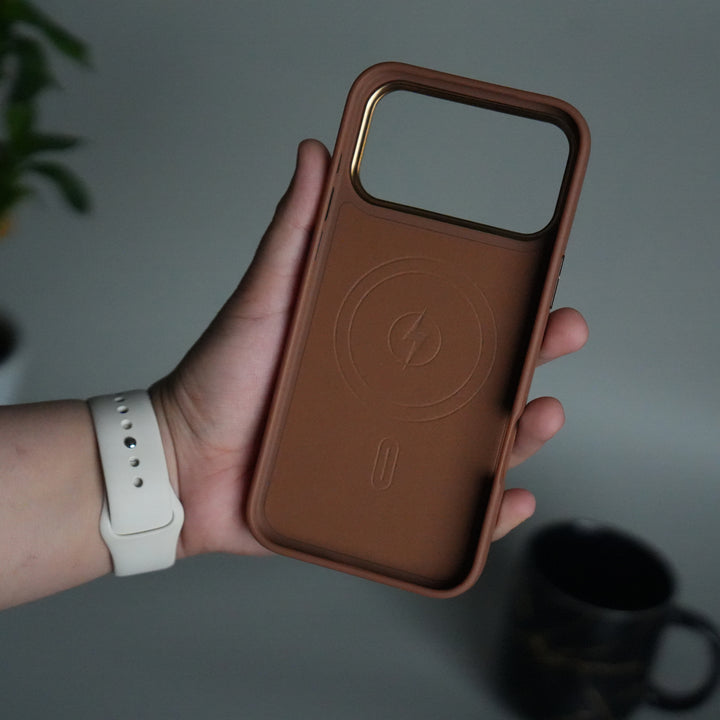 iPhone 17 Pro Matte MagSafe Case | Electroplated Camera Frame | Shockproof Back Cover