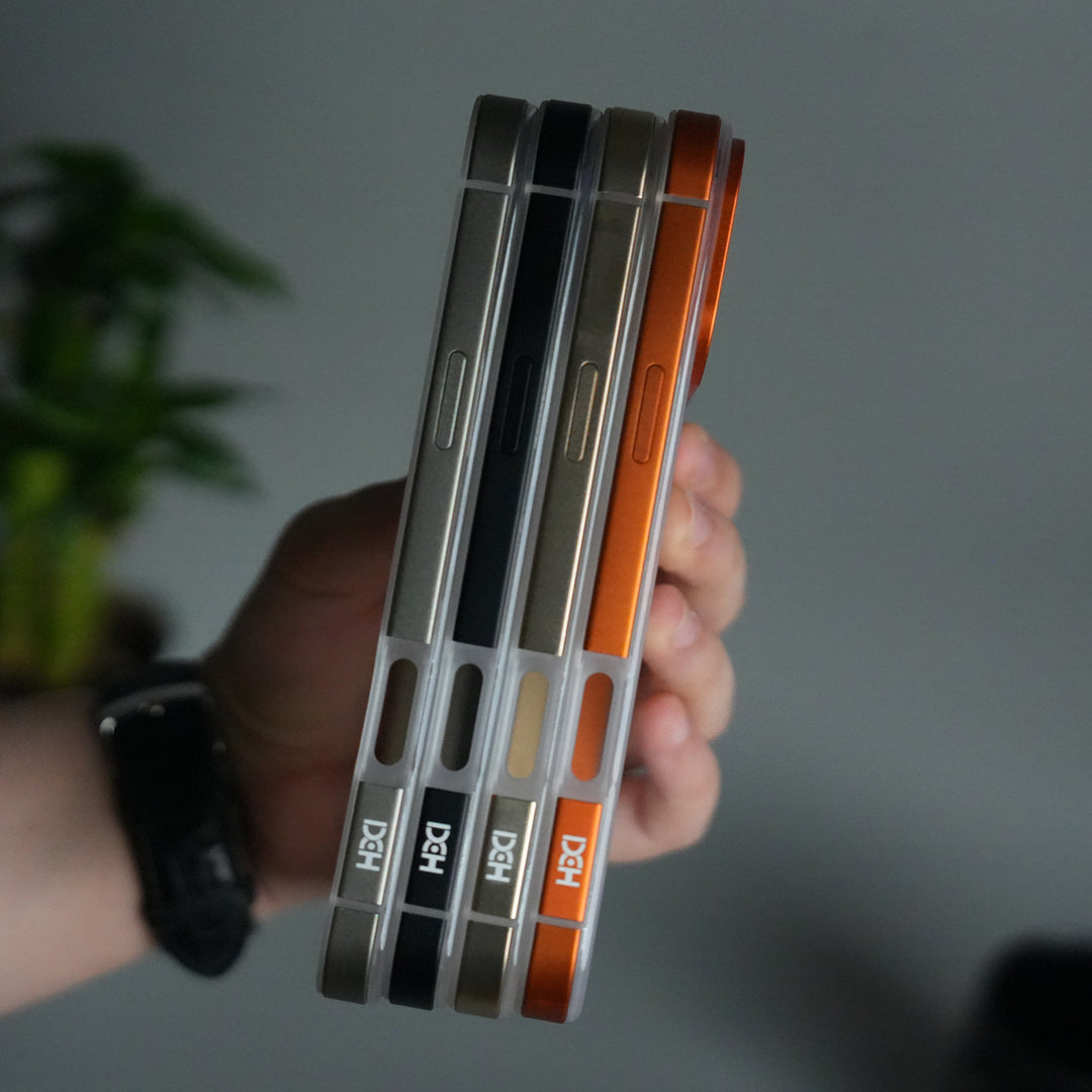 iPhone 17 Pro Max Frosted Magnetic Case | Aluminum Frame with MagSafe Ring & Metal Camera Guard