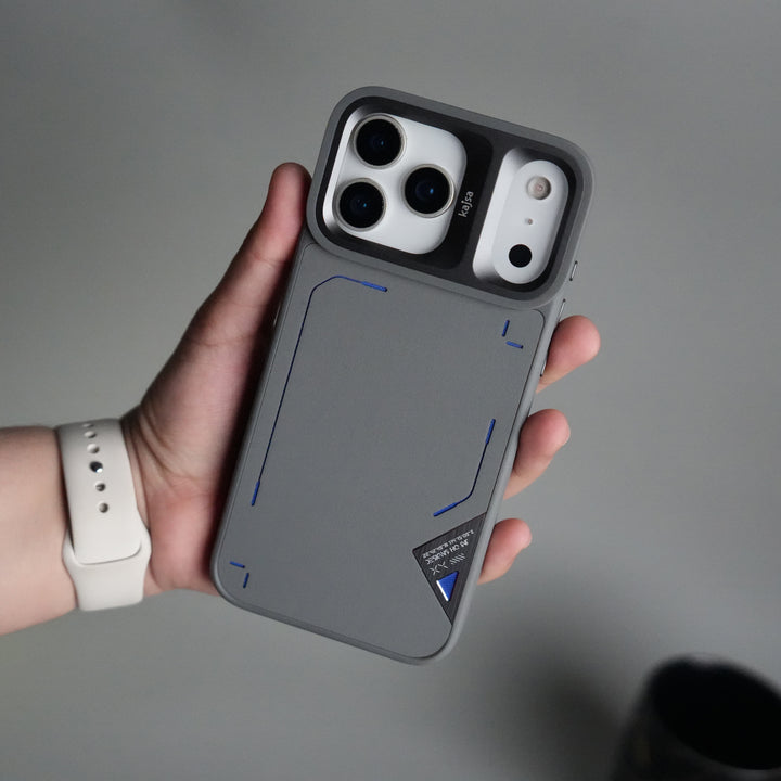 iPhone 17 Pro Max Matrix Leather Pattern Case | Premium Luxury Back Cover with Metal Camera Frame