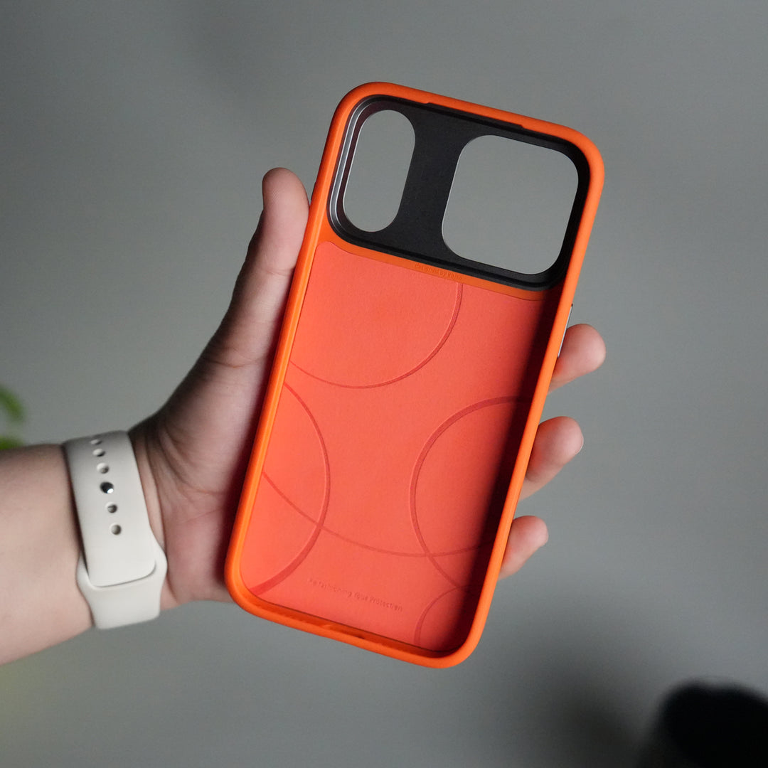 iPhone 17 Pro Max Matrix Leather Pattern Case | Premium Luxury Back Cover with Metal Camera Frame