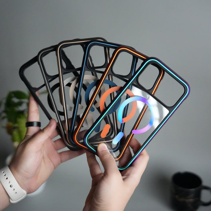 iPhone 17 Pro Max Military Grade Durable Aluminum Frame MagSafe Case | Anti-Yellowing Technology Case