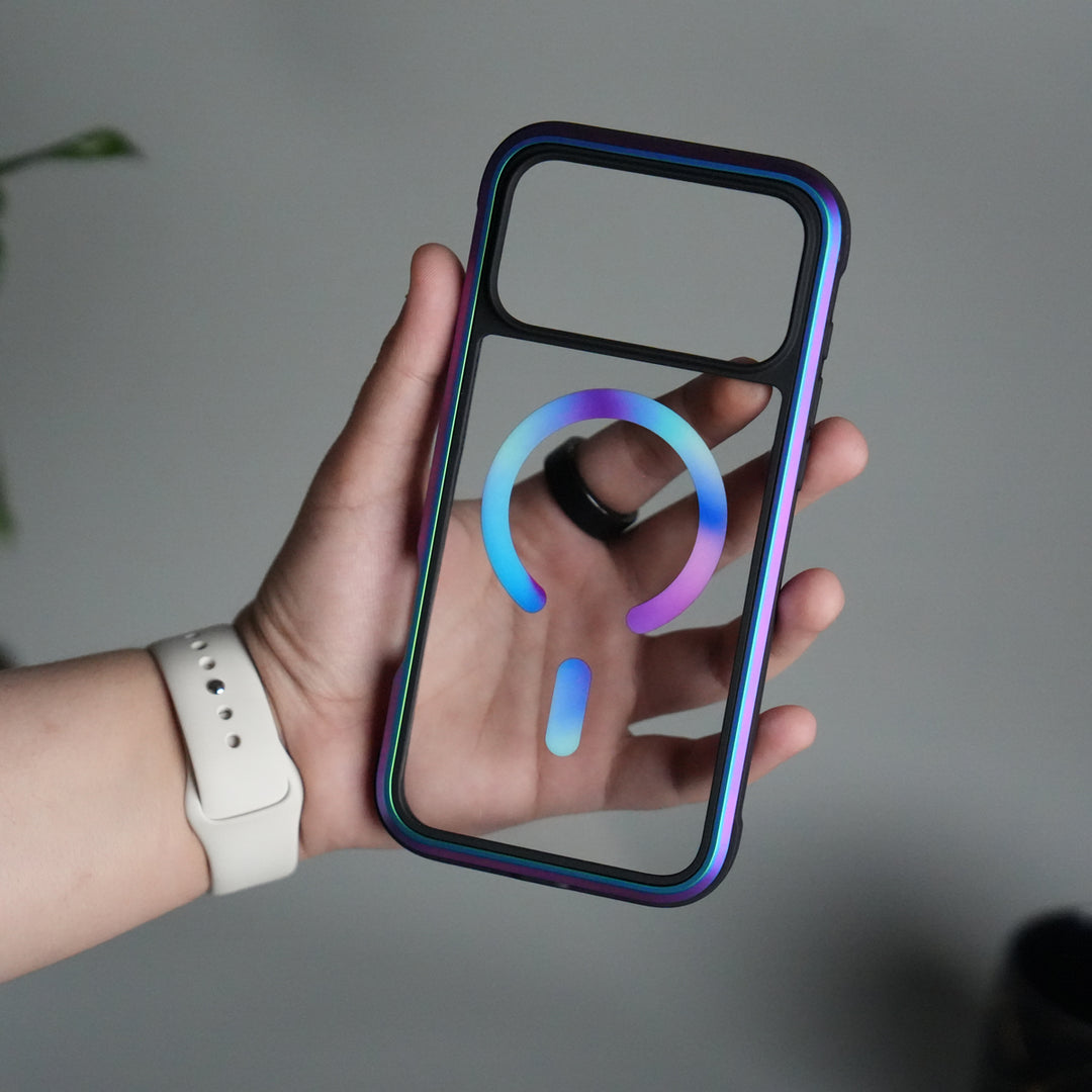 iPhone 17 Pro Max Military Grade Durable Aluminum Frame MagSafe Case | Anti-Yellowing Technology Case