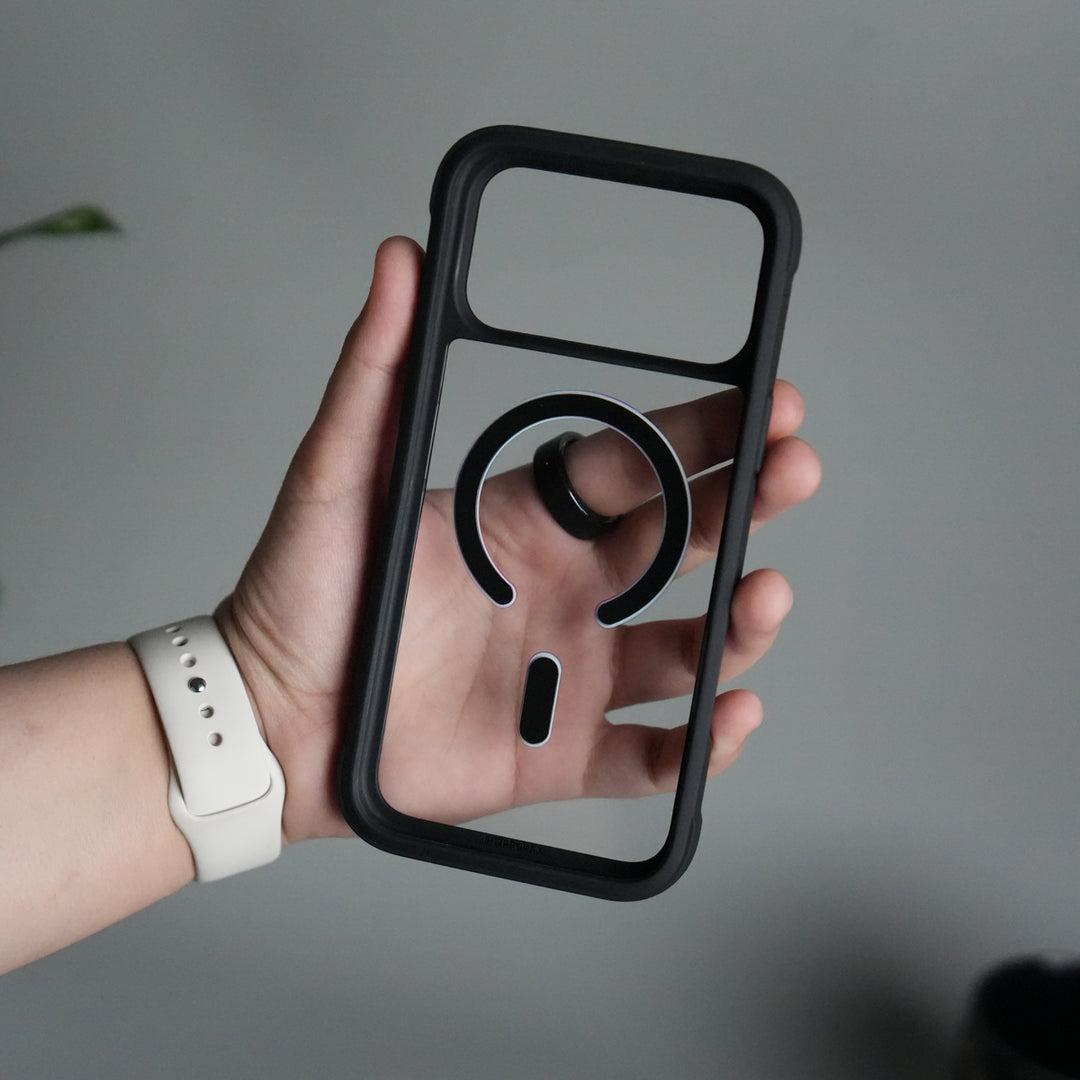 iPhone 17 Pro Max Military Grade Durable Aluminum Frame MagSafe Case | Anti-Yellowing Technology Case