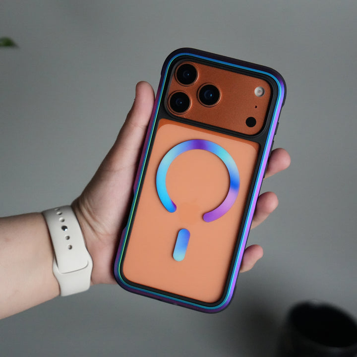 iPhone 17 Pro Max Military Grade Durable Aluminum Frame MagSafe Case | Anti-Yellowing Technology Case