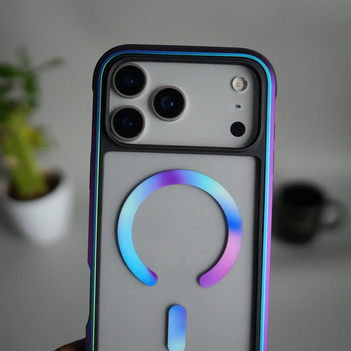 iPhone 17 Pro Max Military Grade Durable Aluminum Frame MagSafe Case | Anti-Yellowing Technology Case