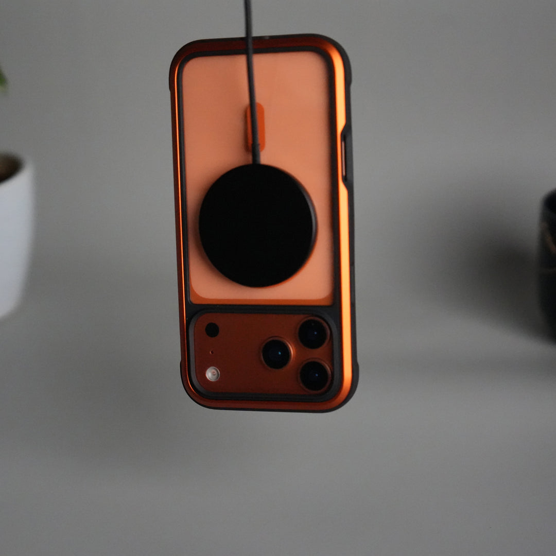 iPhone 17 Pro Max Military Grade Durable Aluminum Frame MagSafe Case | Anti-Yellowing Technology Case