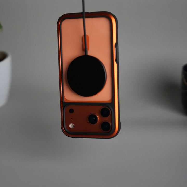 iPhone 17 Pro Max Military Grade Durable Aluminum Frame MagSafe Case | Anti-Yellowing Technology Case