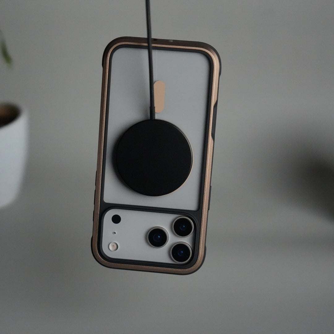 iPhone 17 Pro Max Military Grade Durable Aluminum Frame MagSafe Case | Anti-Yellowing Technology Case