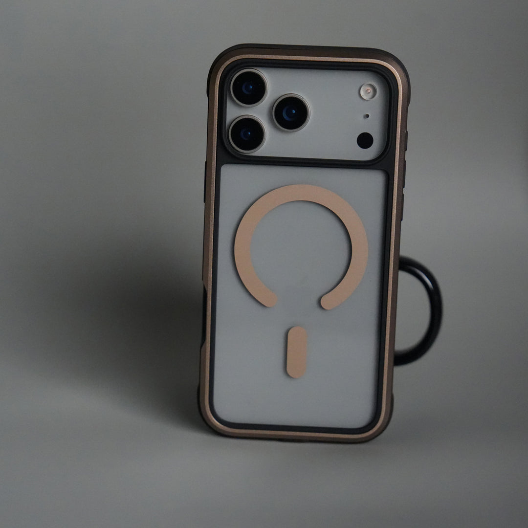 iPhone 17 Pro Max Military Grade Durable Aluminum Frame MagSafe Case | Anti-Yellowing Technology Case