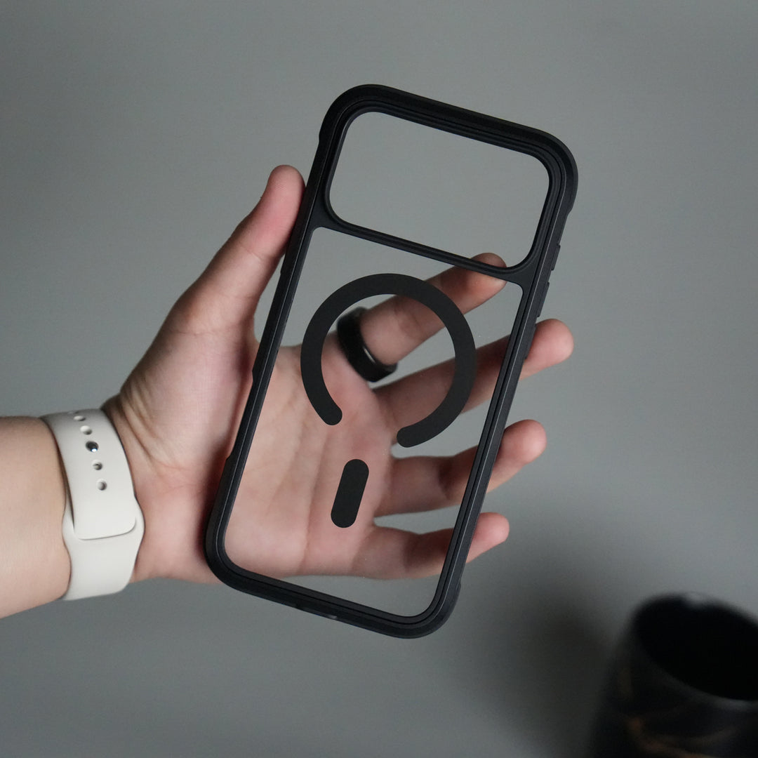 iPhone 17 Pro Max Military Grade Durable Aluminum Frame MagSafe Case | Anti-Yellowing Technology Case