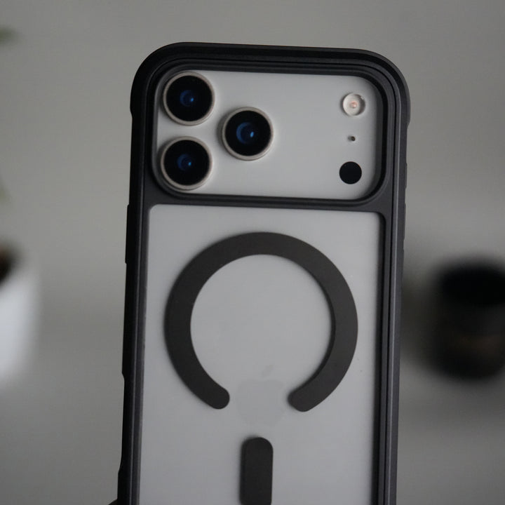 iPhone 17 Pro Max Military Grade Durable Aluminum Frame MagSafe Case | Anti-Yellowing Technology Case