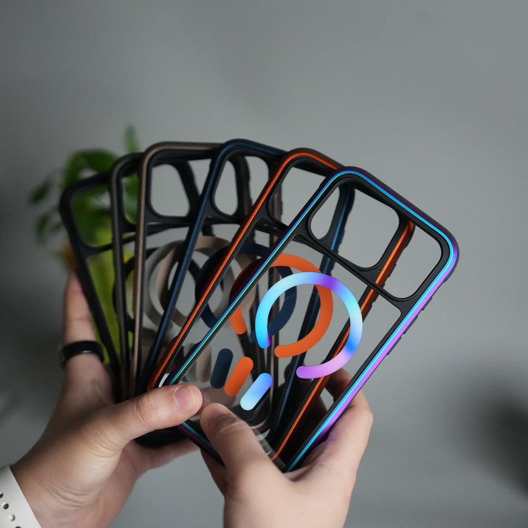 iPhone 17 Pro Max Military Grade Durable Aluminum Frame MagSafe Case | Anti-Yellowing Technology Case