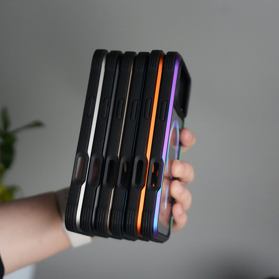 iPhone 17 Pro Max Military Grade Durable Aluminum Frame MagSafe Case | Anti-Yellowing Technology Case