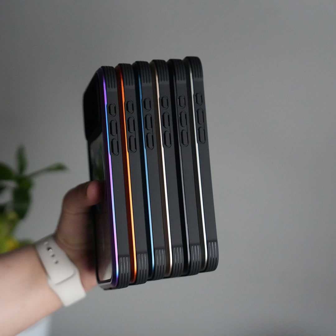 iPhone 17 Pro Max Military Grade Durable Aluminum Frame MagSafe Case | Anti-Yellowing Technology Case