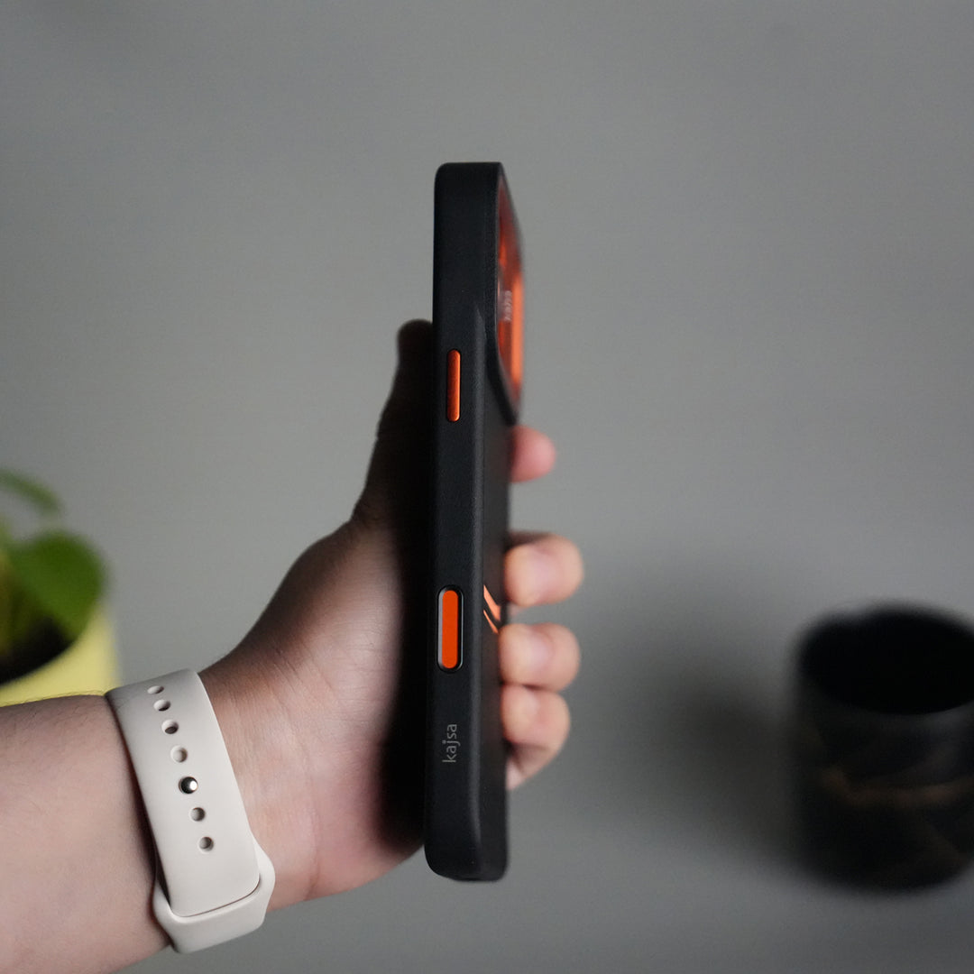 iPhone 17 Pro Max Tri-Strike Pattern Leather Case | Premium Luxury Back Cover with Metal Camera Frame