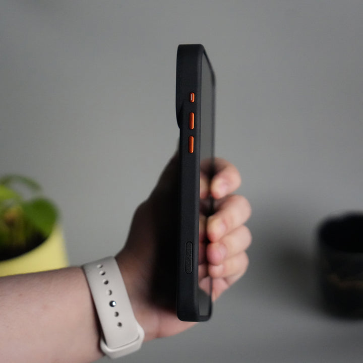 iPhone 17 Pro Max Tri-Strike Pattern Leather Case | Premium Luxury Back Cover with Metal Camera Frame