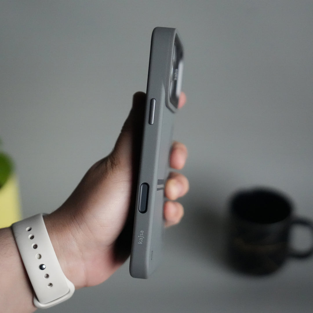 iPhone 17 Pro Max Tri-Strike Pattern Leather Case | Premium Luxury Back Cover with Metal Camera Frame