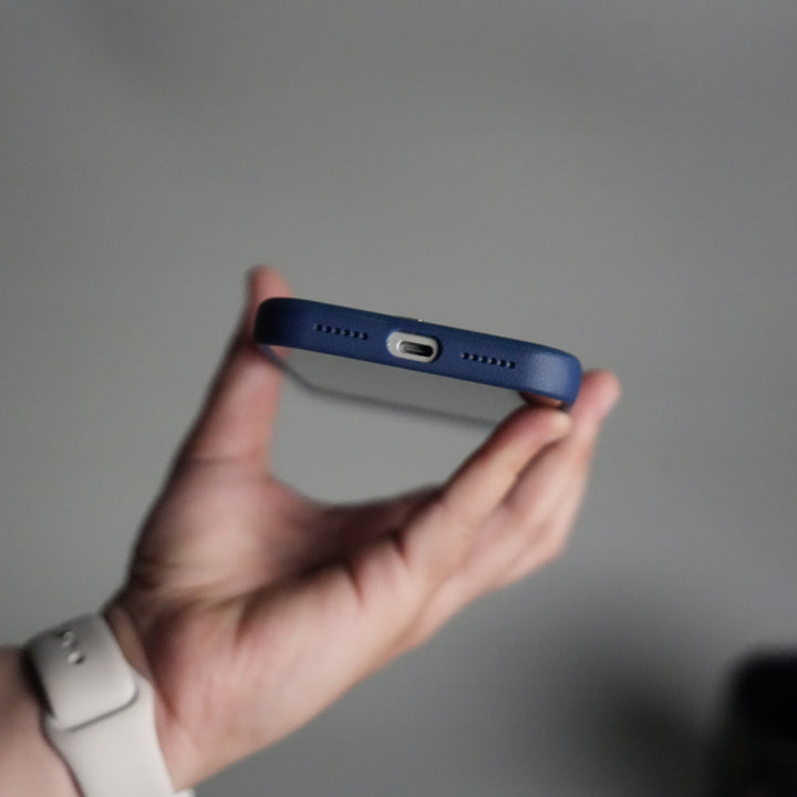 iPhone 17 Pro PU Leather Case with Metal Camera Frame