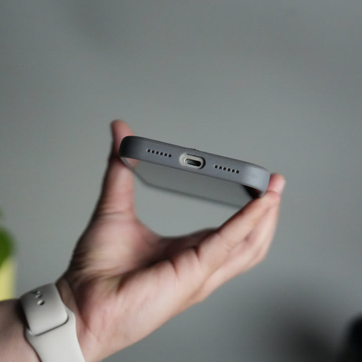 iPhone 17 Pro PU Leather Case with Metal Camera Frame