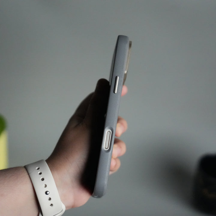 iPhone 17 Pro PU Leather Case with Metal Camera Frame