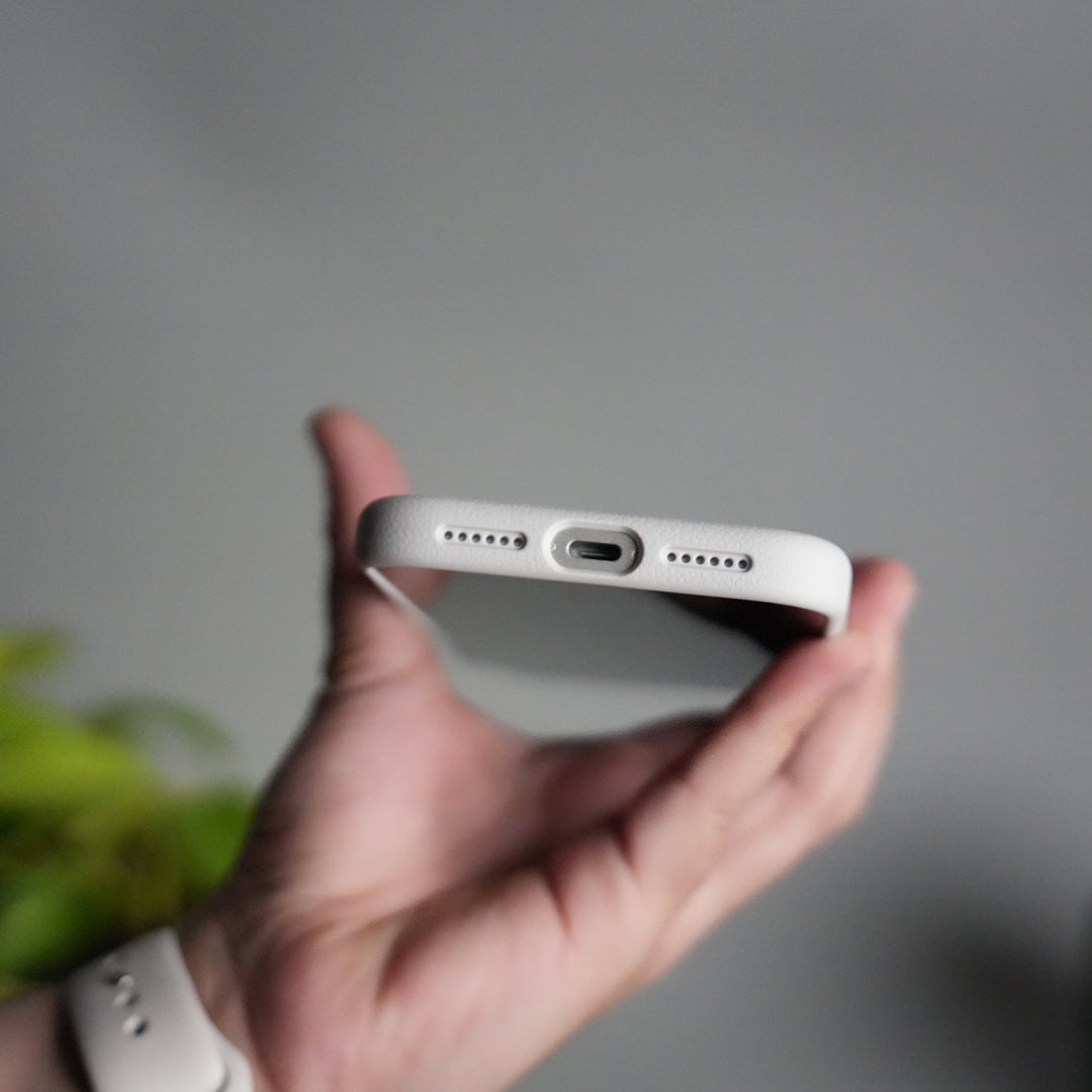 iPhone 17 Pro PU Leather Case with Metal Camera Frame & Built-in MagSafe Back Cover