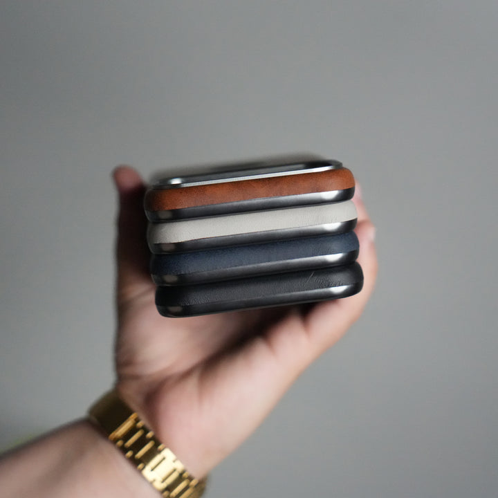 iPhone 17 Pro PU Leather Logo Cut MagSafe Case | Metal Camera Frame with Premium Finish