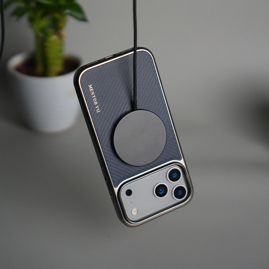 iPhone 17 Pro Premium Leather Texture MagSafe Back Cover | Slim Fit Luxury Protective Case