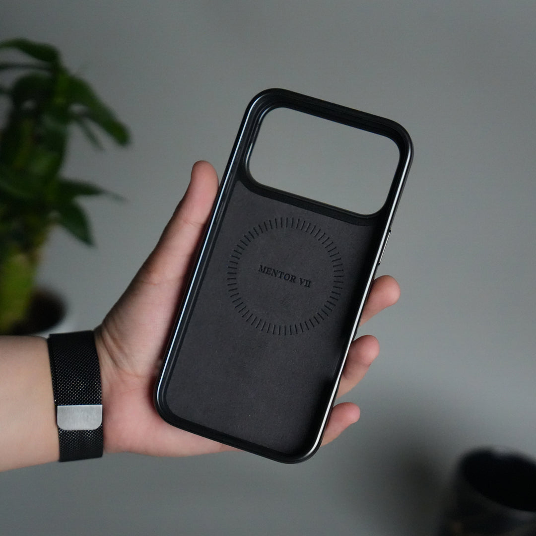 iPhone 17 Pro Premium Leather Texture MagSafe Back Cover | Slim Fit Luxury Protective Case