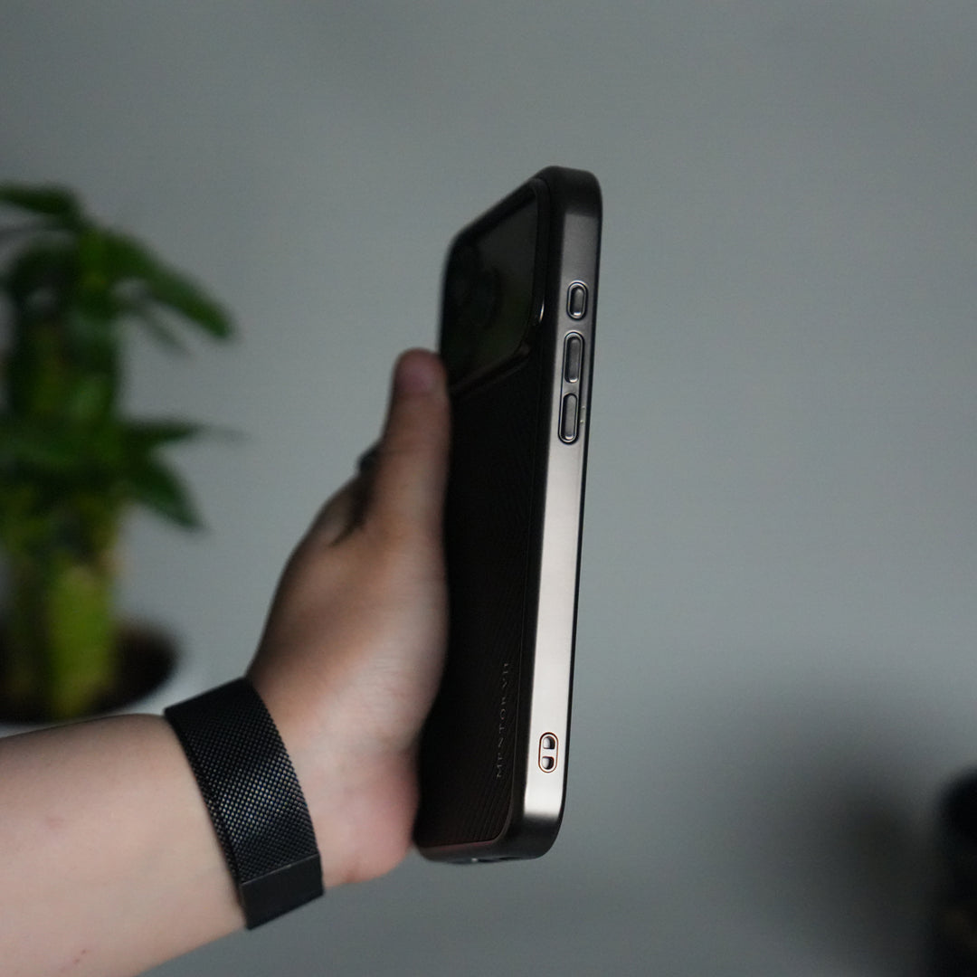 iPhone 17 Pro Premium Leather Texture MagSafe Back Cover | Slim Fit Luxury Protective Case