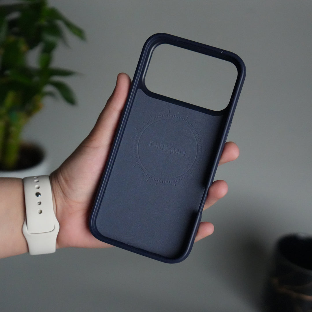 iPhone 17 Pro Premium PU Leather Kickstand Case | Luxury Shockproof Protective Back Cover